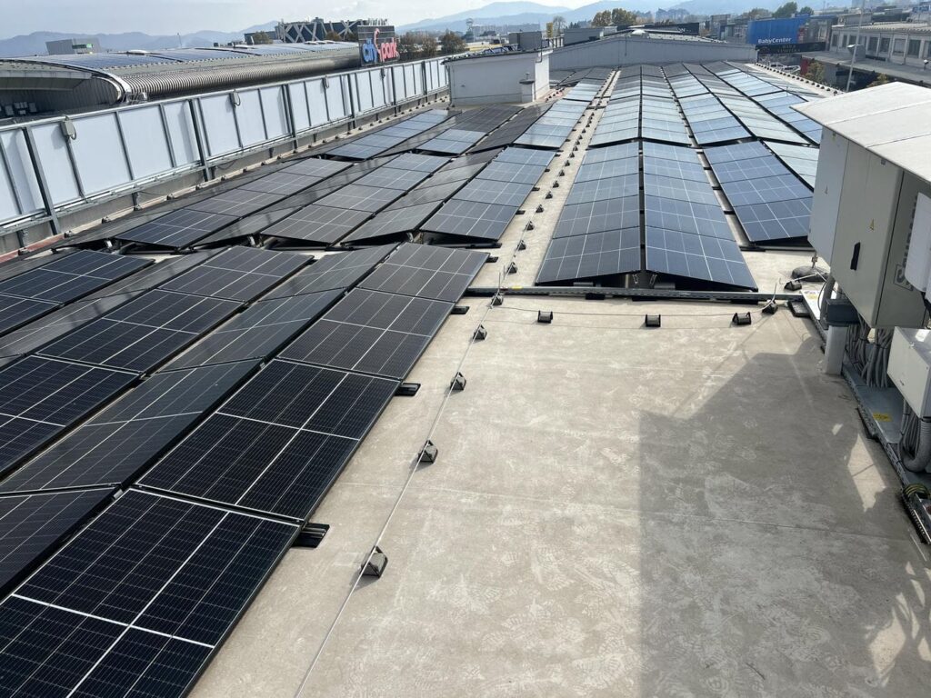 Sončna elektrarna BTC 10ka - Zračni posnetek